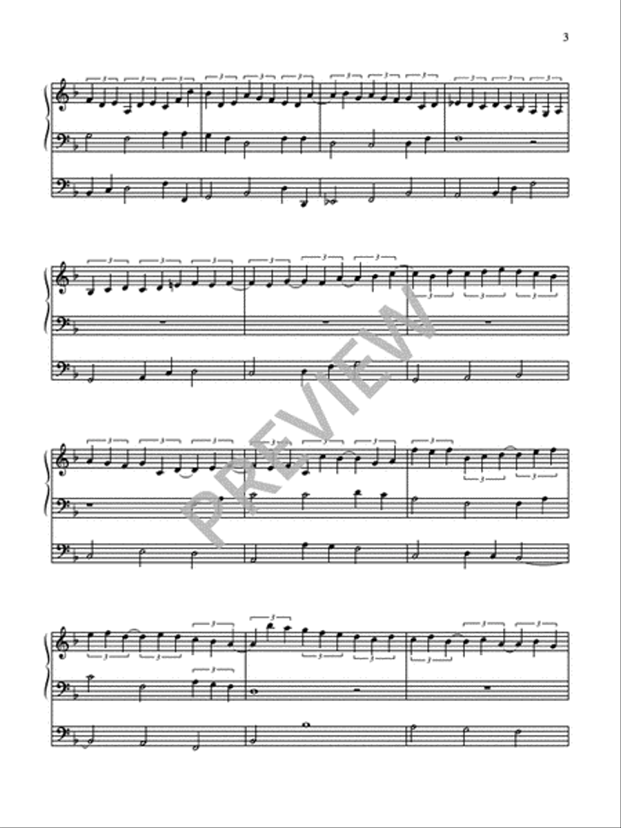 Four Chorale Preludes for Organ Organ Solo scores gallery preview page 5