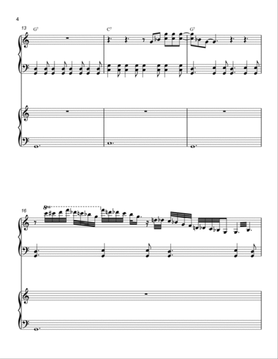 Steamroller Blues Small Ensemble scores gallery preview page 4