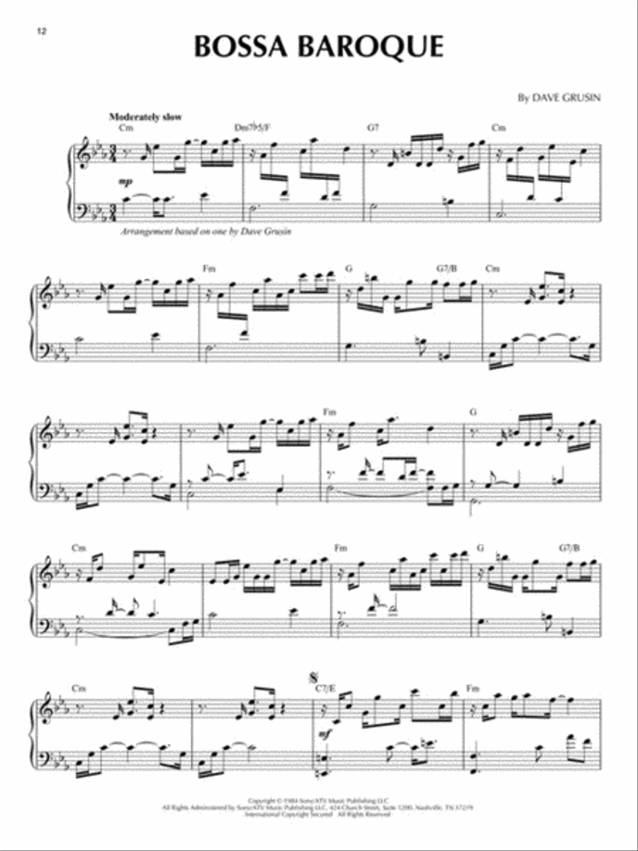 Best Smooth Jazz Piano Solo scores gallery preview page 3