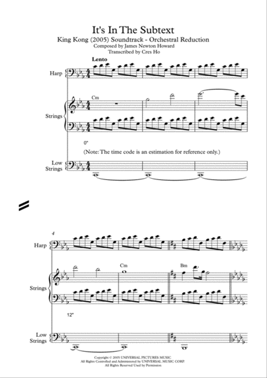 It's In The Subtext Small Ensemble scores gallery preview page 1