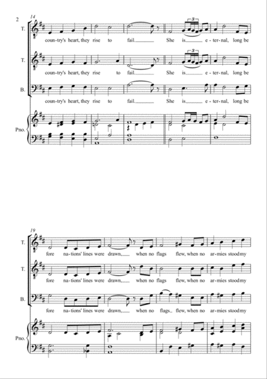 Anthem (from Chess) Voice scores gallery preview page 2