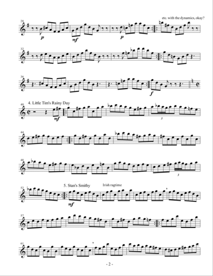A Bound Street Set, Op. 160 Violin Solo scores gallery preview page 2