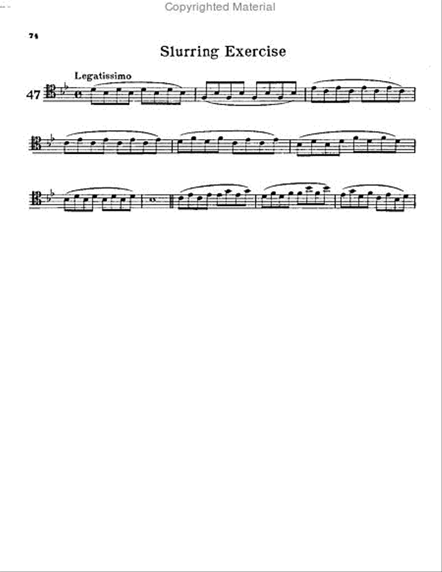 The Trombone Virtuoso an Advanced Method Trombone scores gallery preview page 16