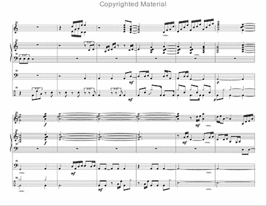 On Verchiel's Wings Percussion Ensemble scores gallery preview page 4