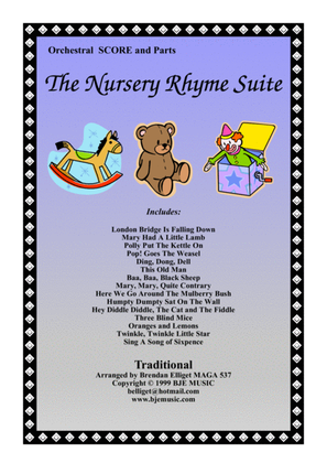 Book cover for The Nursery Rhyme Suite (No 1) Orchestra Score and Parts PDF