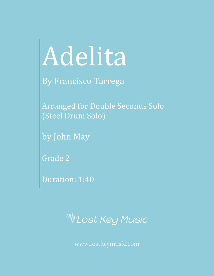 Adelita-Double Seconds Solo (Steel Drum Solo) Percussion scores gallery preview page 1