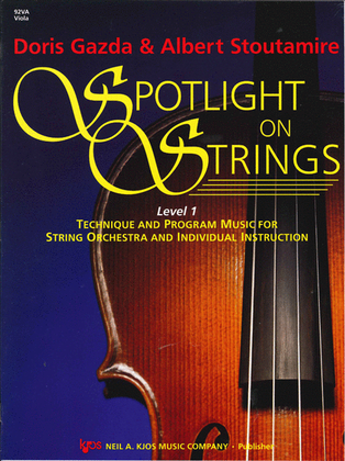 Spotlight on Strings, Book 1 - Viola