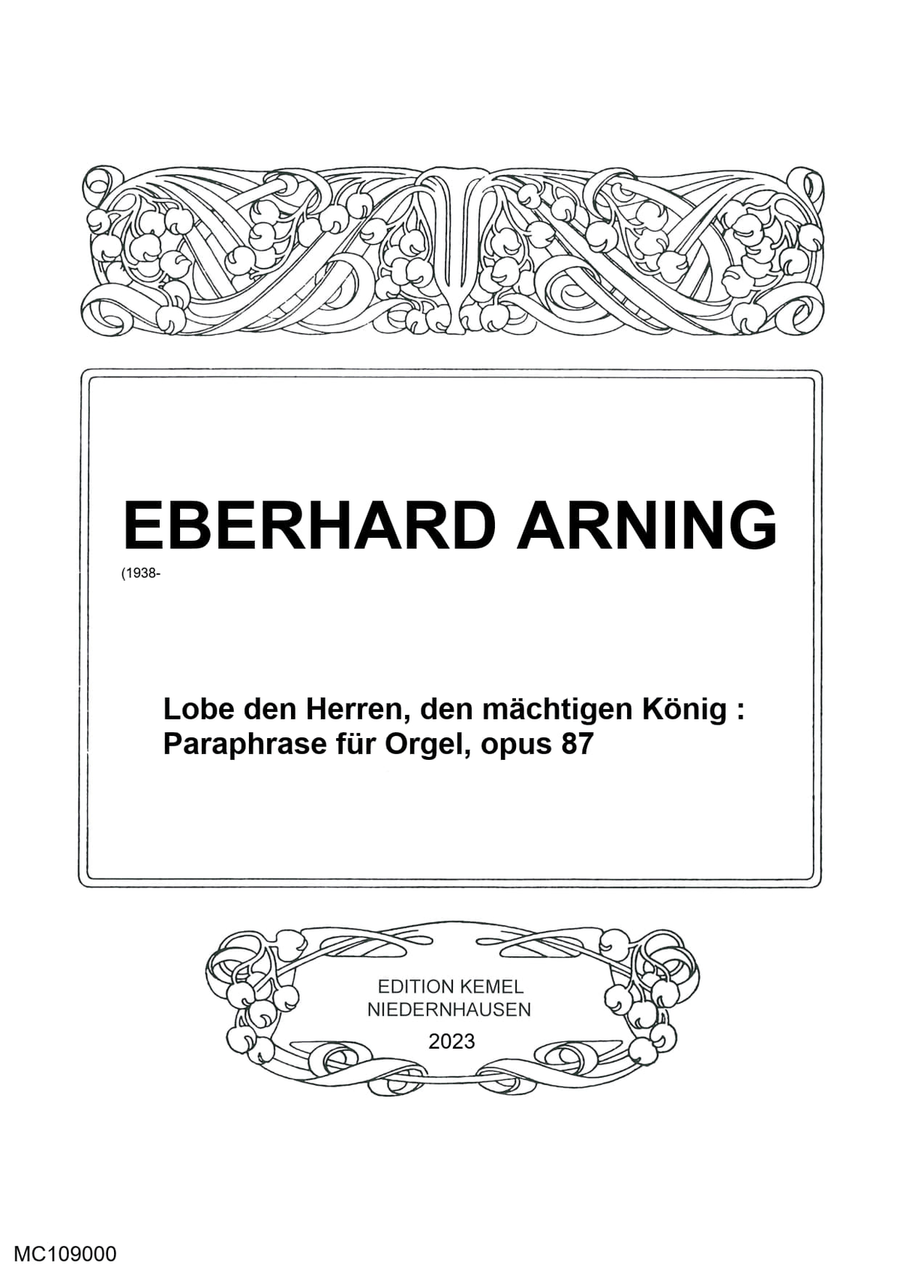Lobe den Herren, den mächtigen König