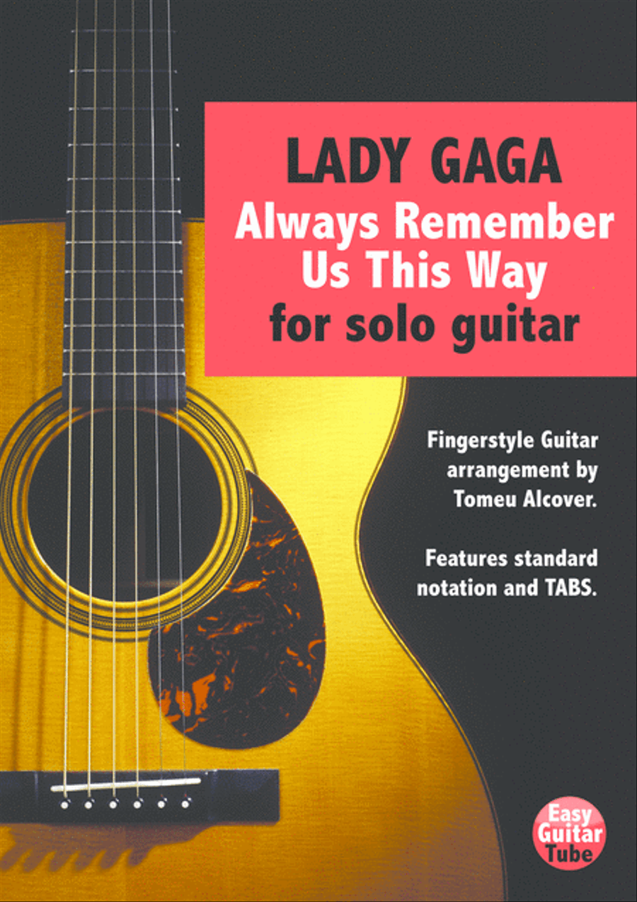 Always Remember Us This Way Electric Guitar scores gallery preview page 1