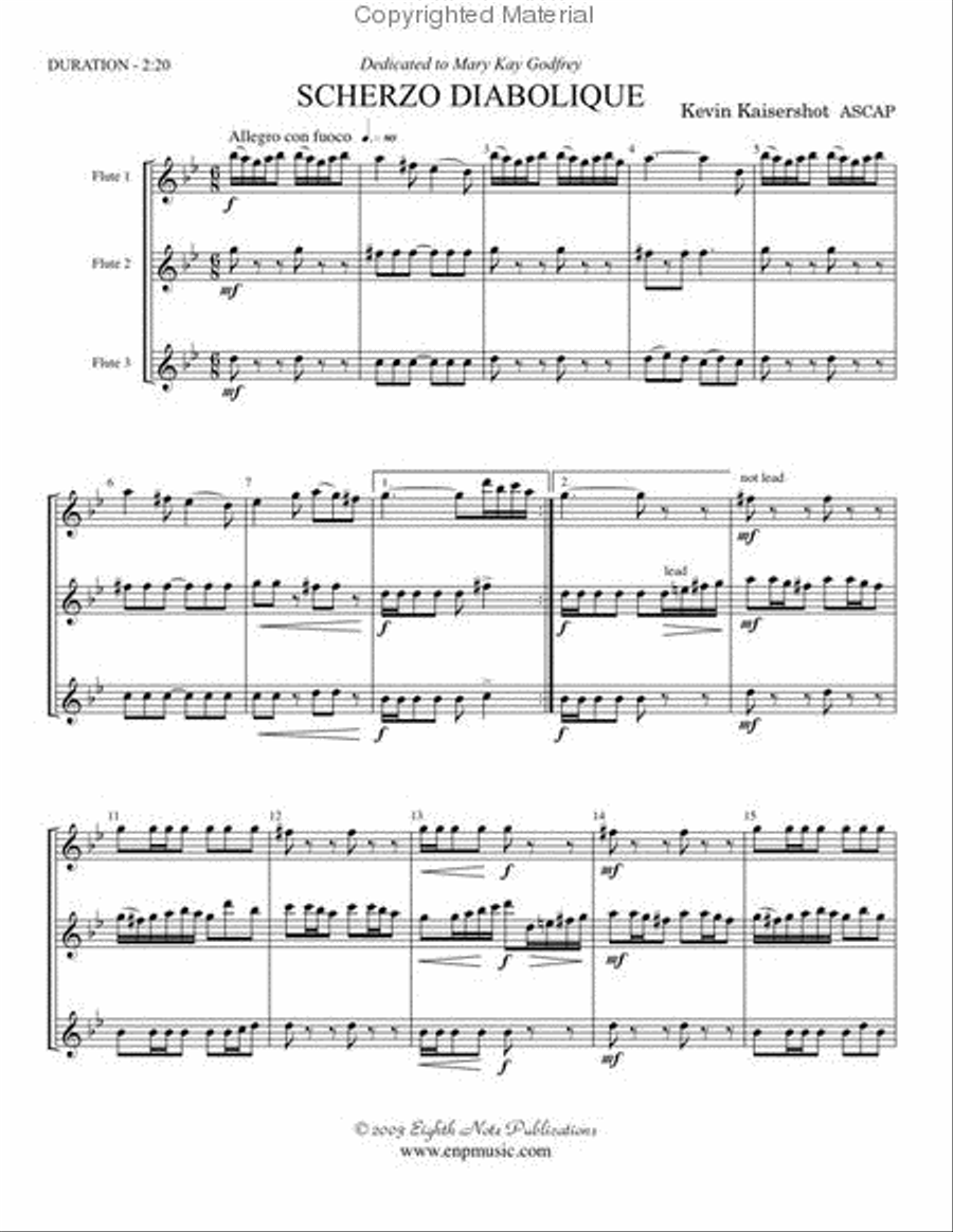 Scherzo Diabolique Scherzo Diabolique Small Ensemble scores gallery preview page 2