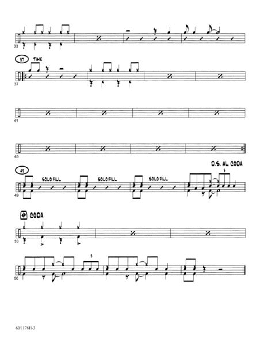 Aebersold for Everyone - Drums Jazz Ensemble scores gallery preview page 3