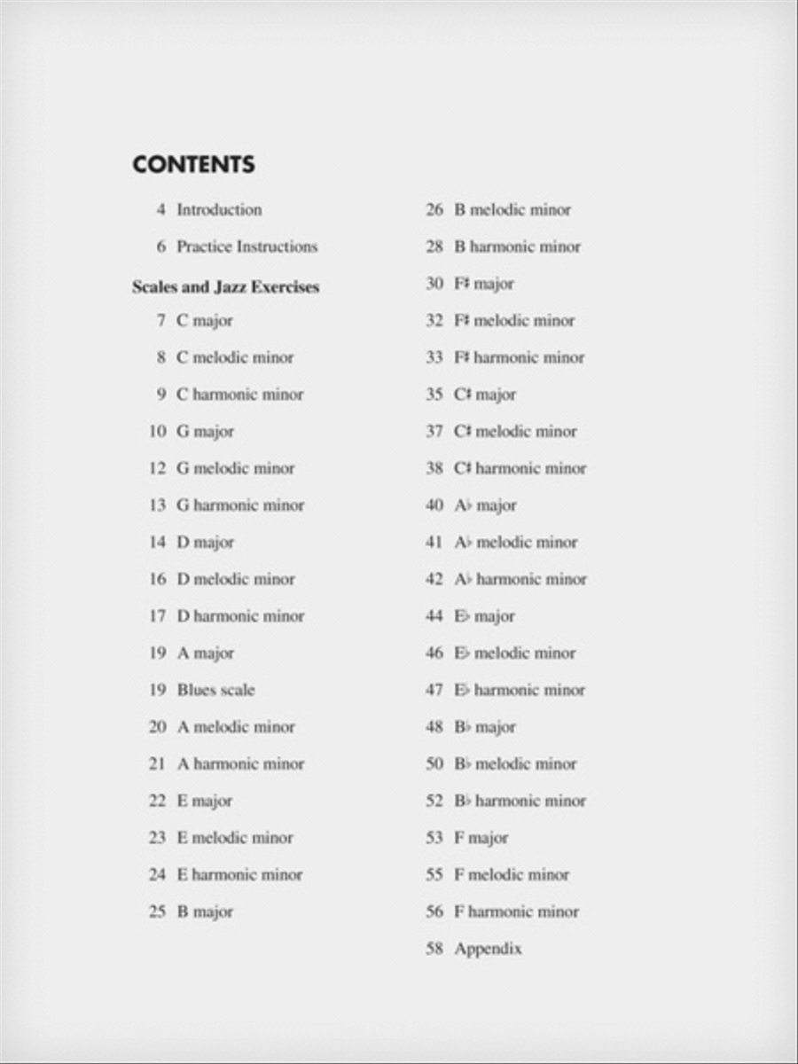 Jazz Piano Scales and Exercises Piano Method scores gallery preview page 3
