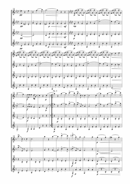 The Blue Danube Waltz for Clarinet Quartet image number null