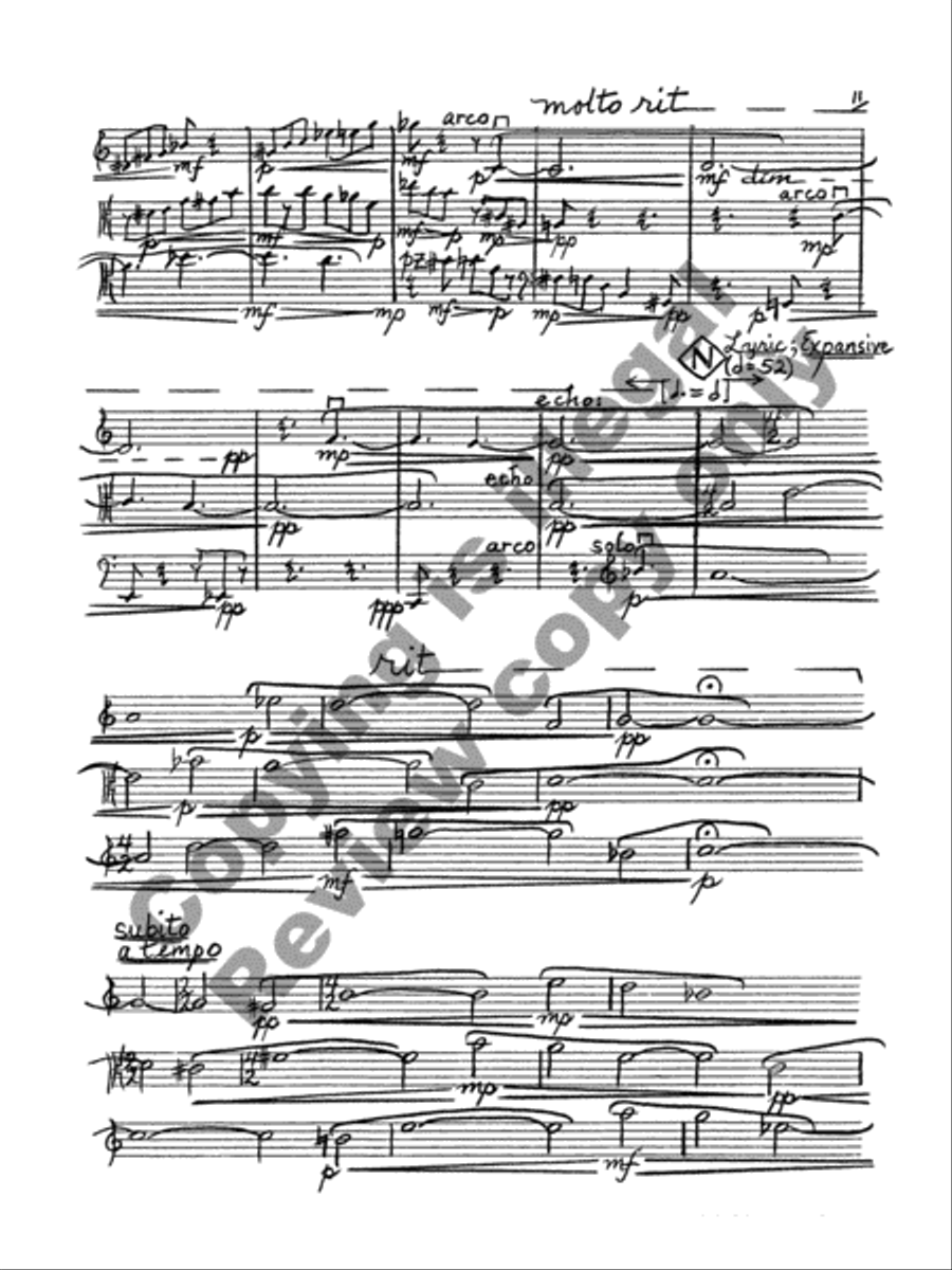 Images from Stillness String Trio scores gallery preview page 14