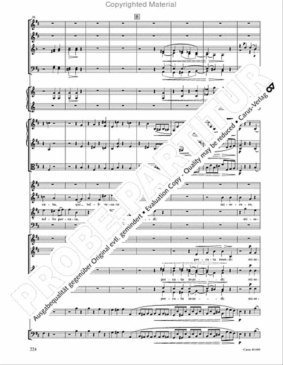 Missa solemnis Missa solemnis 4-Part scores gallery preview page 240