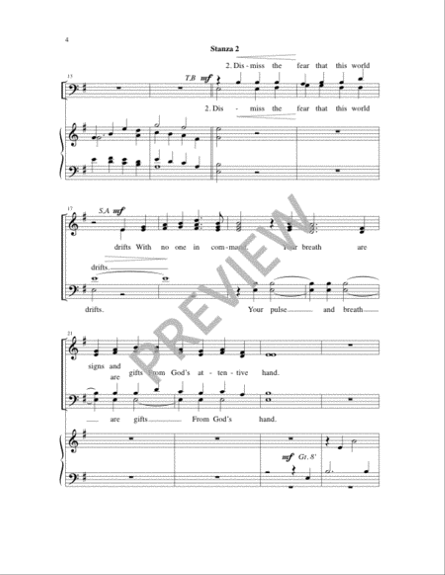 Let All Who Pray Let All Who Pray 4-Part scores gallery preview page 4