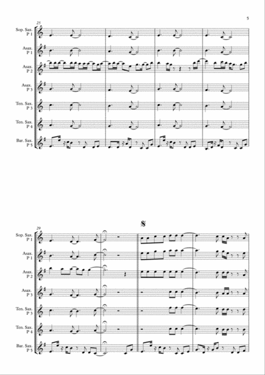 Hello Woodwind Quintet scores gallery preview page 5