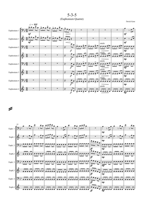 5-3-5 Euphonium Quartet by Derick Kane