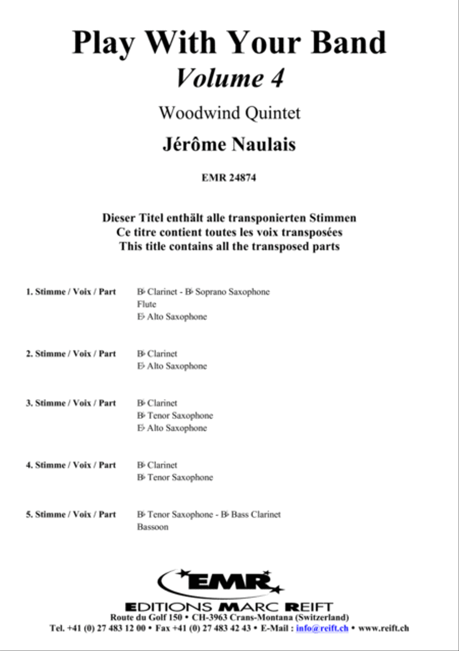 Play With Your Band Volume 4 Woodwind Quintet scores gallery preview page 3