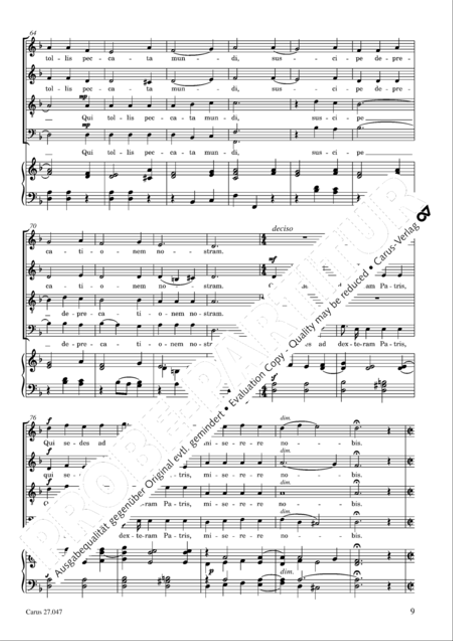 Missa de nativitate Domini 4-Part scores gallery preview page 10