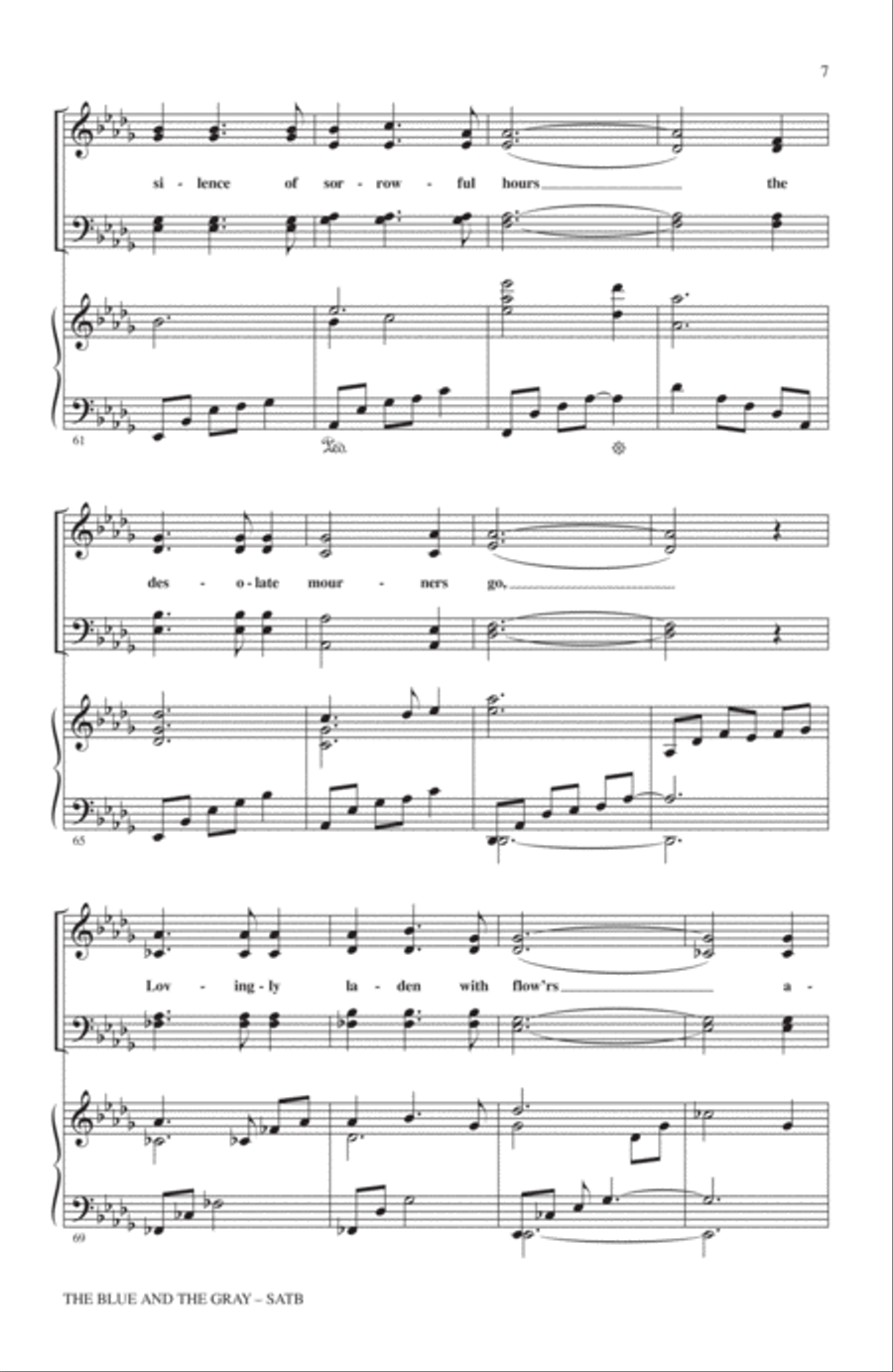 The Blue And The Gray The Blue And The Gray 4-Part scores gallery preview page 6