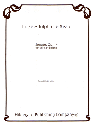 Book cover for Sonata Op. 17