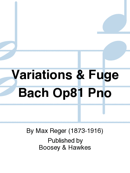 Variations & Fuge Bach Op81 Pno