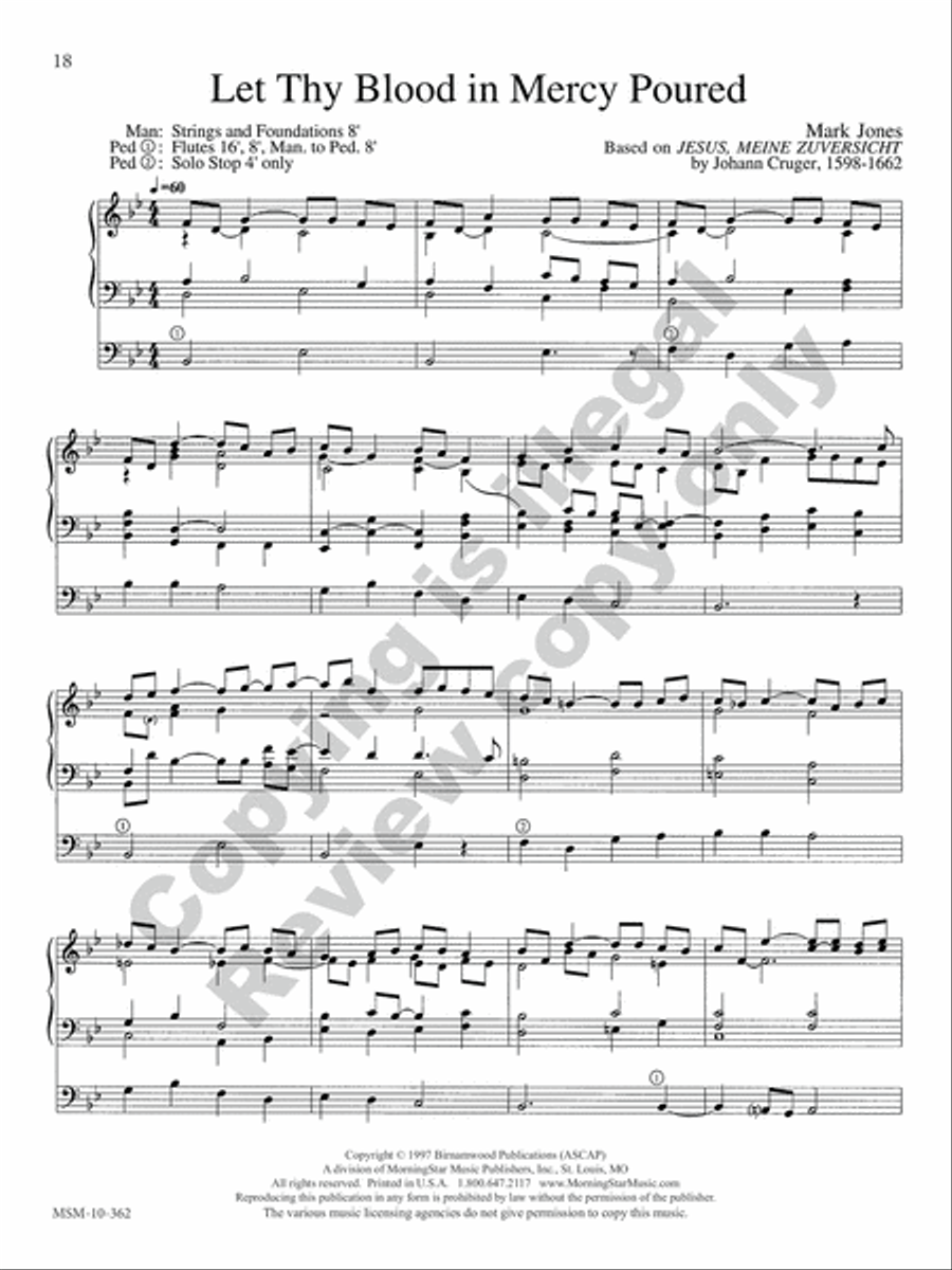 Lenten Postludes for Organ Organ Solo scores gallery preview page 22