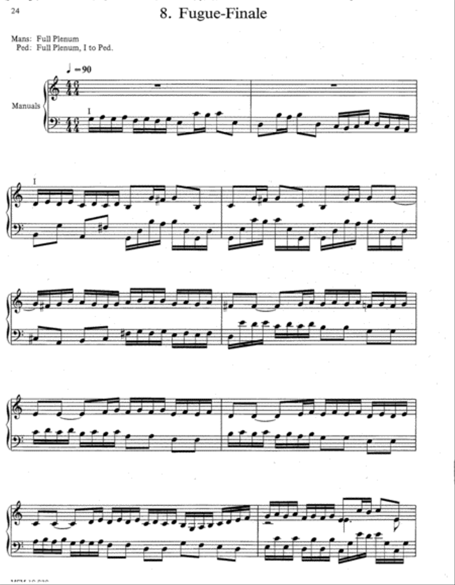 Partita on St. Anne Partita on St. Anne Organ scores gallery preview page 12