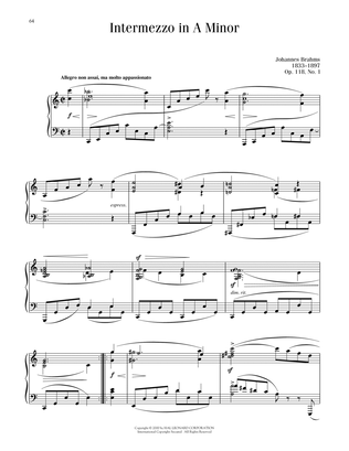 Book cover for Intermezzo In A Minor, Op. 118, No. 1