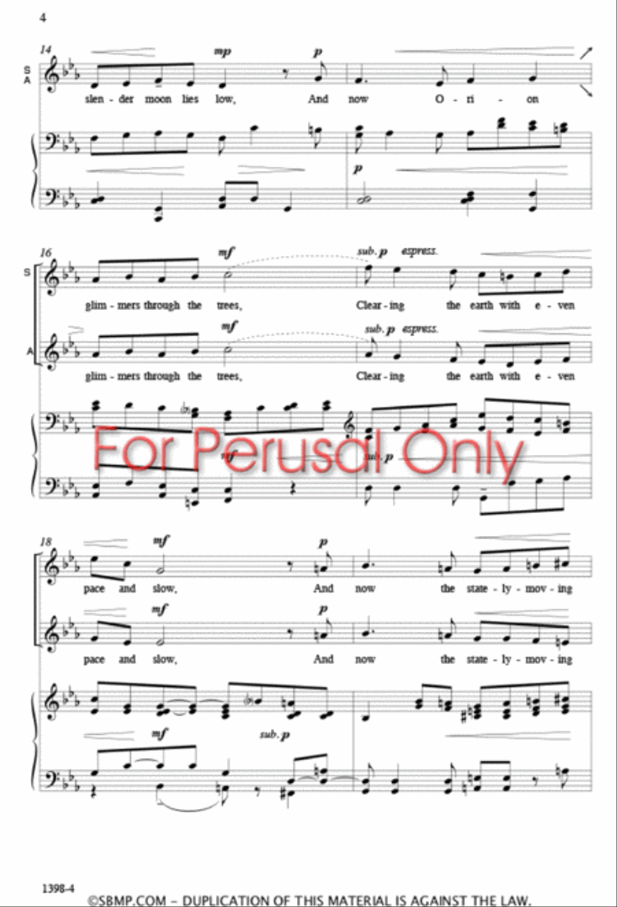 Stars - Two-part Octavo 2-Part scores gallery preview page 3