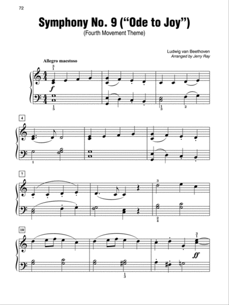 Simply Beethoven Simply Beethoven Easy Piano scores gallery preview page 6
