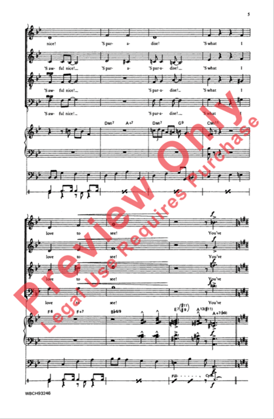 'S Wonderful 4-Part scores gallery preview page 5