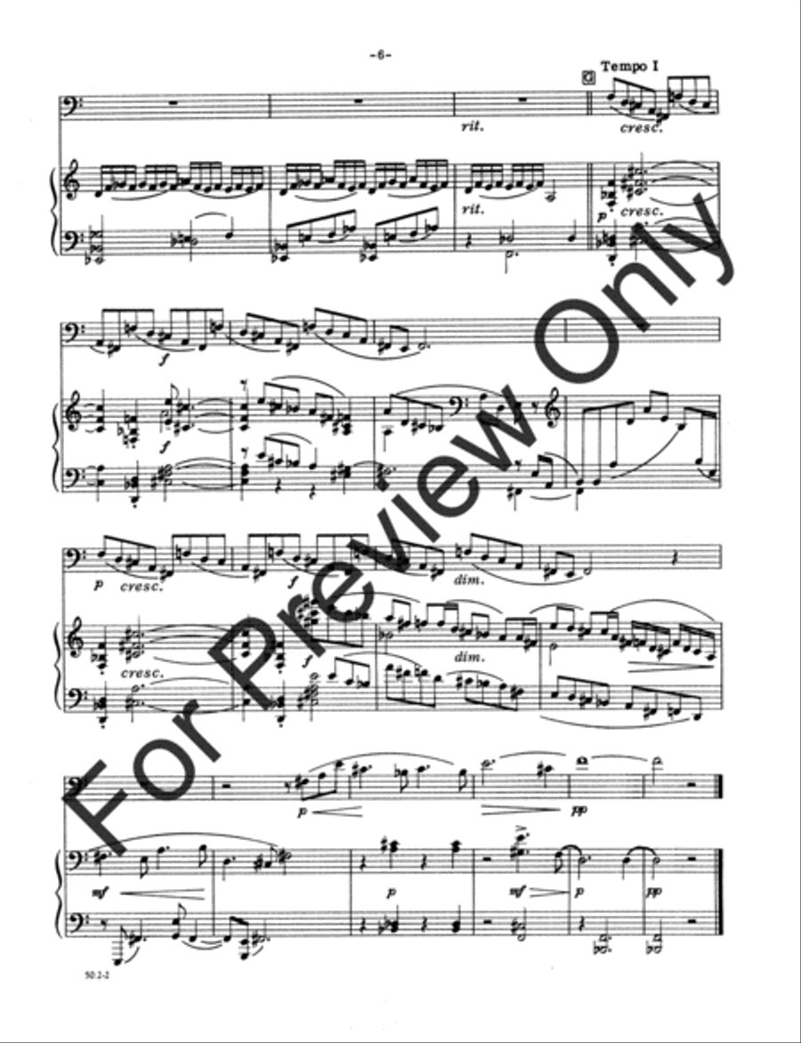 Nocturne Bass Clarinet scores gallery preview page 9
