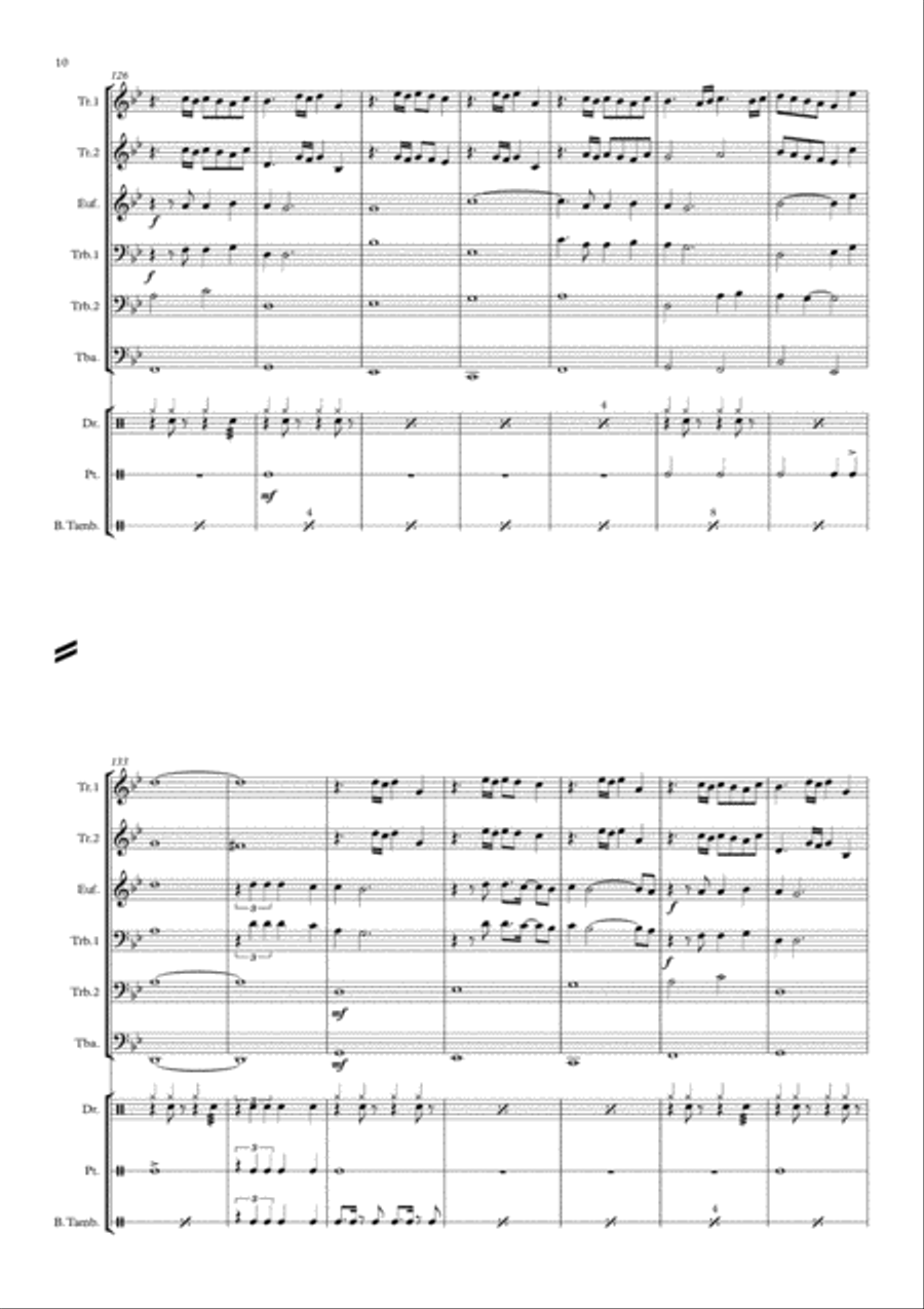 Final Countdown Brass Ensemble scores gallery preview page 5