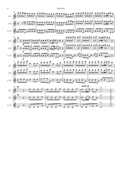 Vivaldi: The Four Seasons (Le quattro stagioni): A 4 Movement Suite (easier/abridged) - flute trio image number null