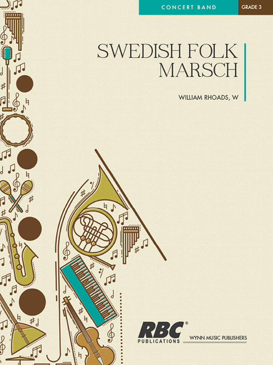 Swedish Folk Marsch (Score) Concert Band scores gallery preview page 1