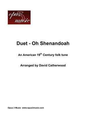 Shenandoah - Instrumental and piano arranged by David Catherwood