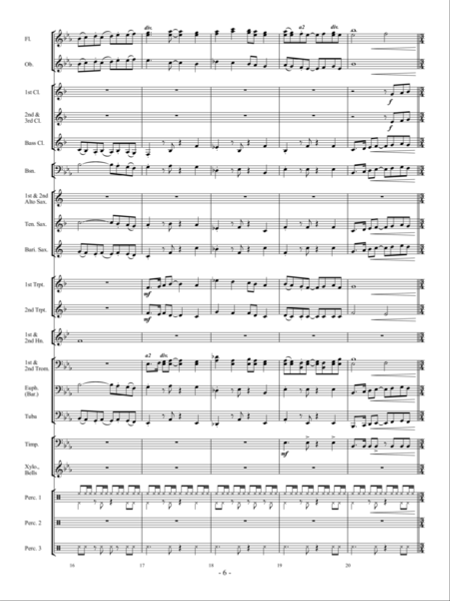 Dream Chaser Dream Chaser Concert Band scores gallery preview page 5