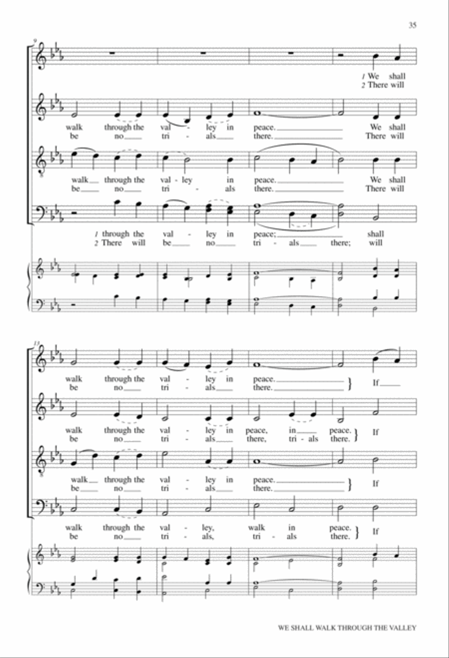 I Will Trust in the Lord 4-Part scores gallery preview page 11