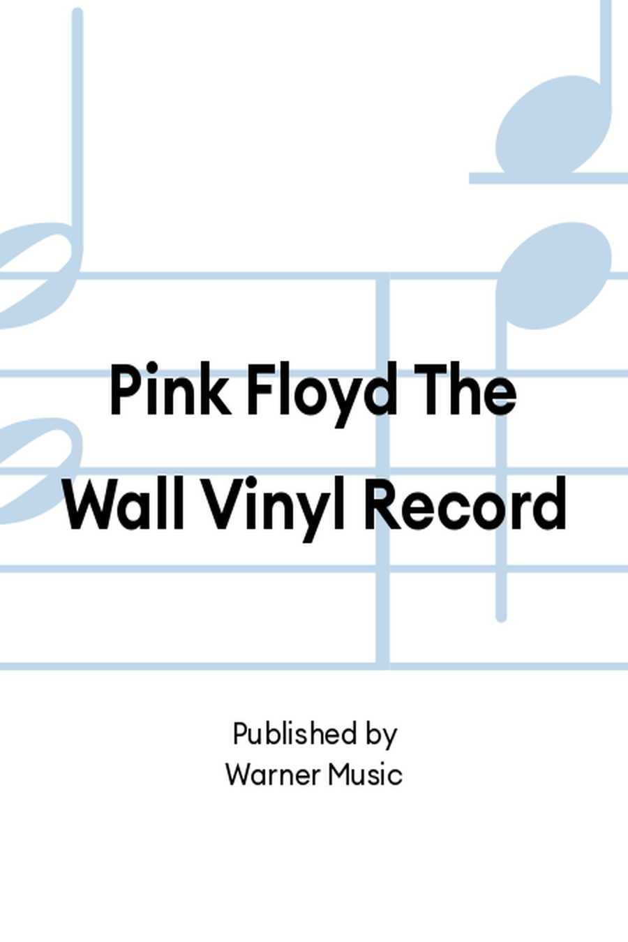 Pink Floyd The Wall Vinyl Record Vinyl scores gallery preview page 1