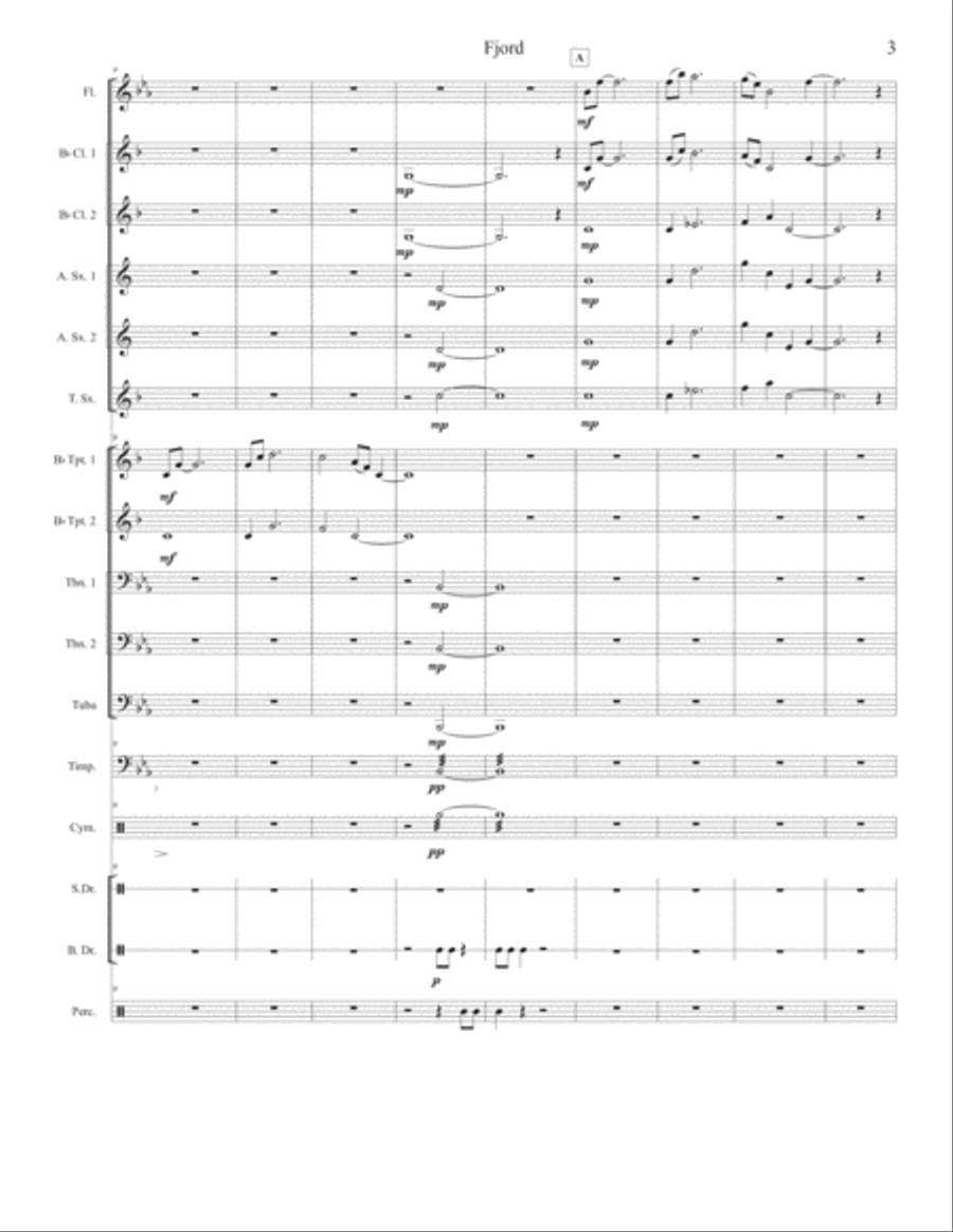 Fjord Concert Band scores gallery preview page 3
