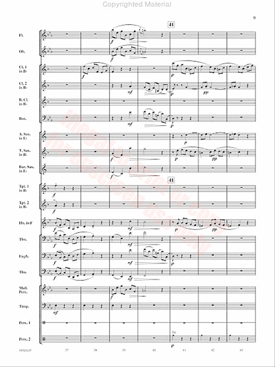 Fughetta Fughetta Concert Band scores gallery preview page 10