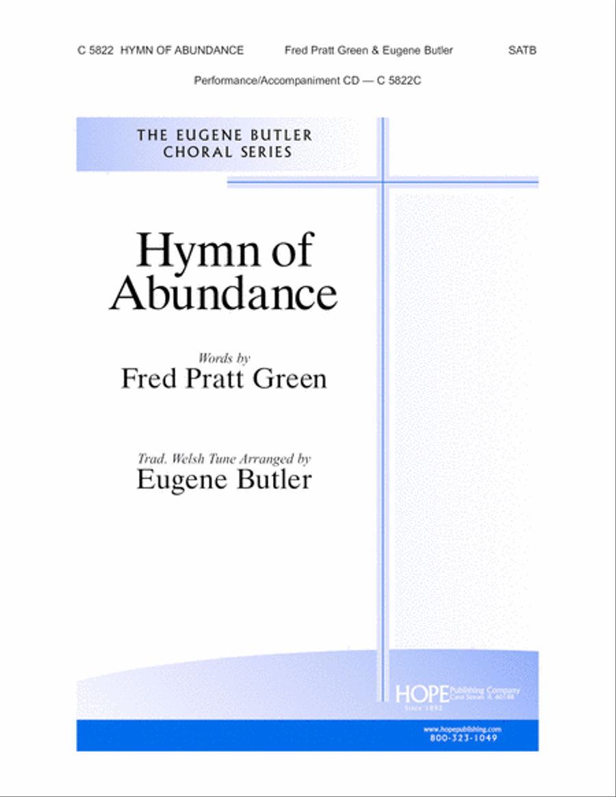 Hymn of Abundance 4-Part scores gallery preview page 1