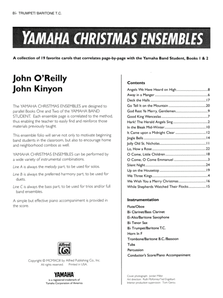 Yamaha Christmas Ensembles