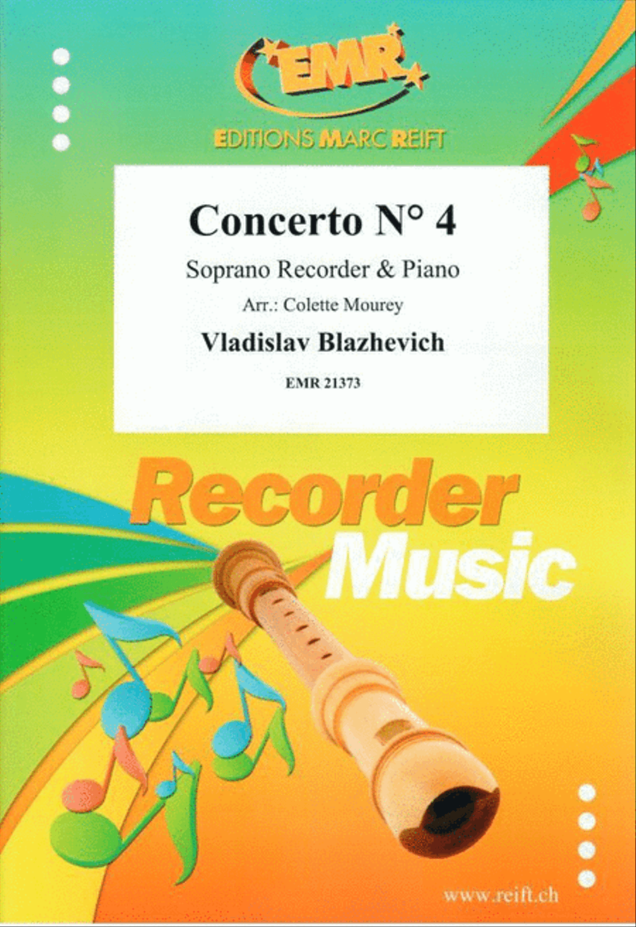 Concerto No. 4 Soprano Recorder scores gallery preview page 1