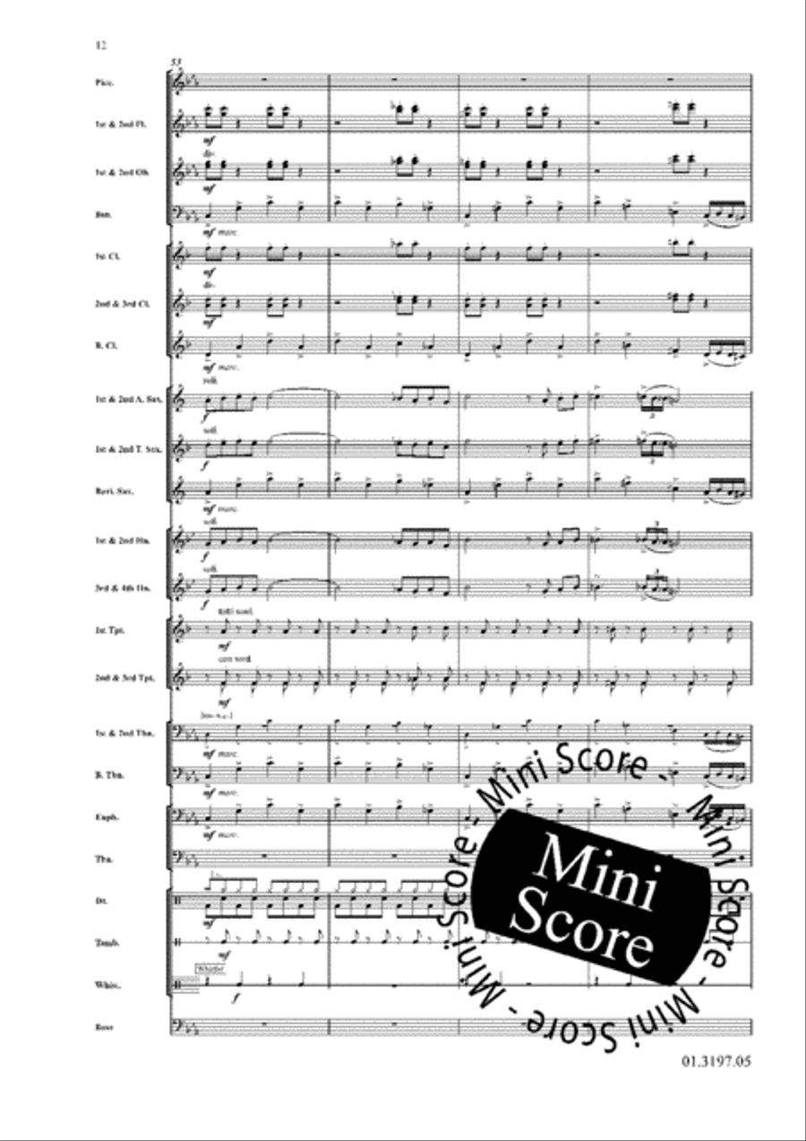 Joy Ride Concert Band scores gallery preview page 16