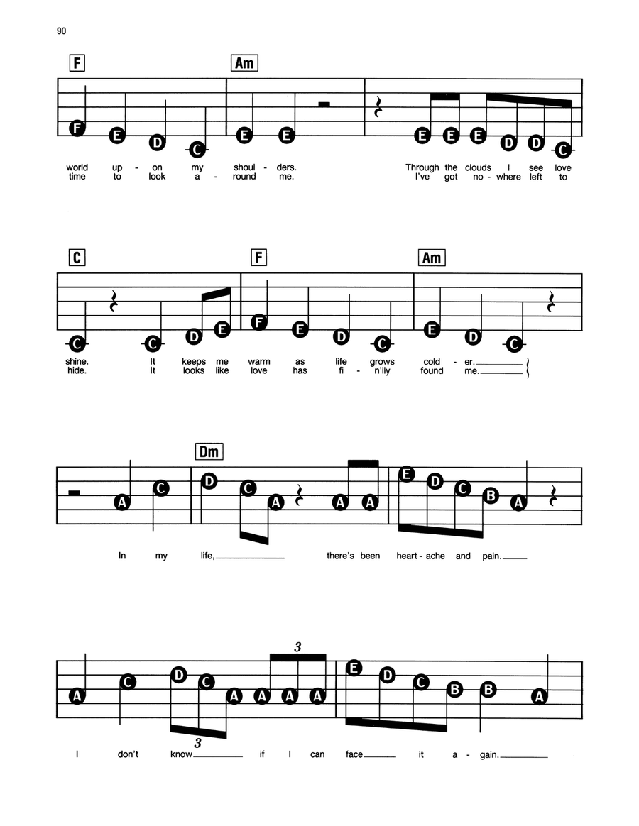 I Want To Know What Love Is Electronic Keyboard scores gallery preview page 2