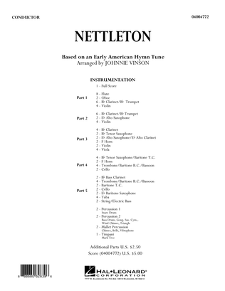 Book cover for Nettleton - Conductor Score (Full Score)