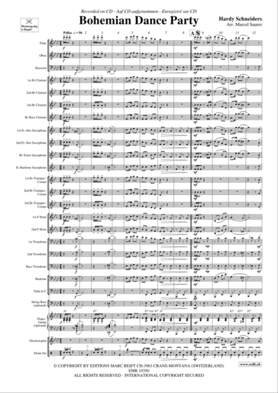 Bohemian Dance Party Bohemian Dance Party Concert Band scores gallery preview page 4